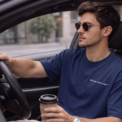 THE MEN THING T-Shirt COPYCAT KILLER Oversized T-Shirt - Navy Blue