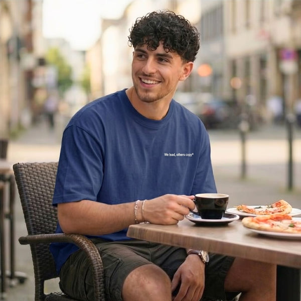 COPYCAT KILLER Oversized T-Shirt - Navy Blue