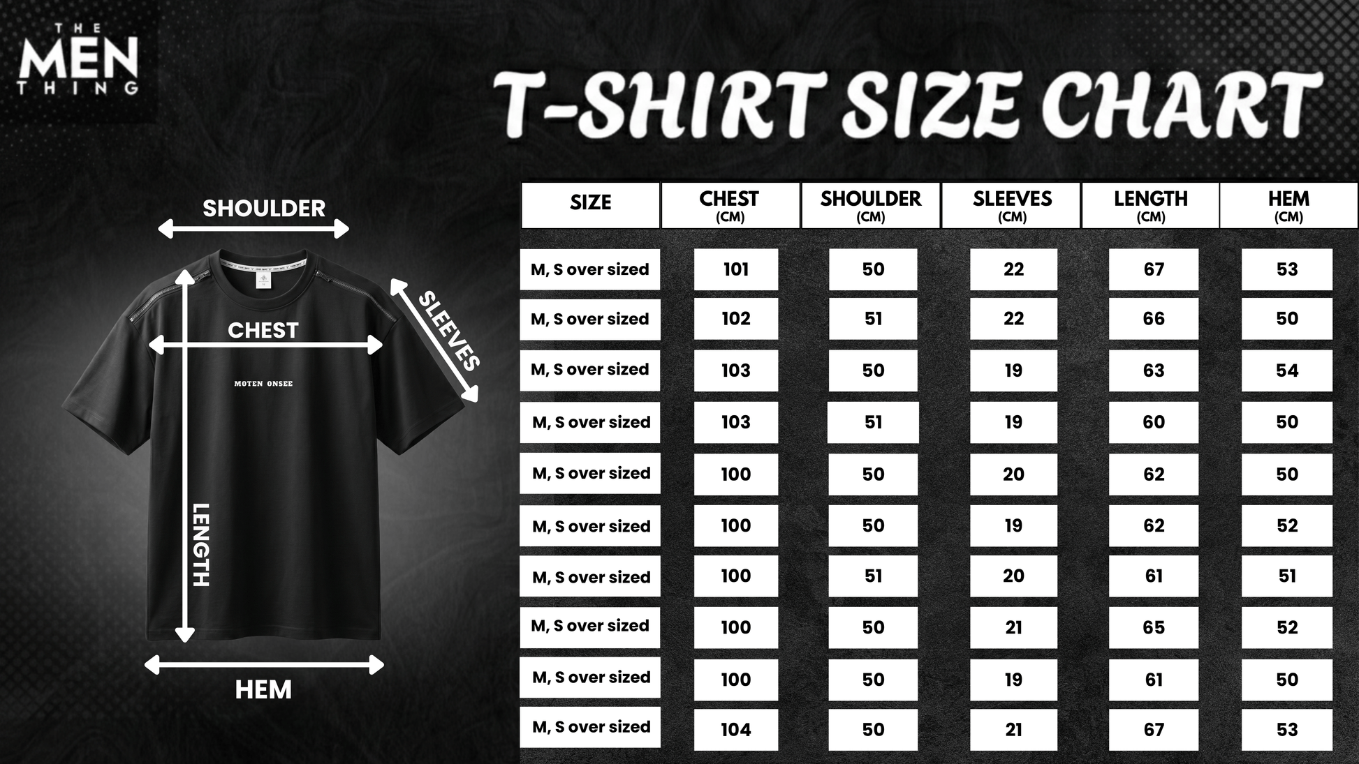 THE MEN THING T-Shirt ELVORIX CORE Oversized T-Shirt - Black
