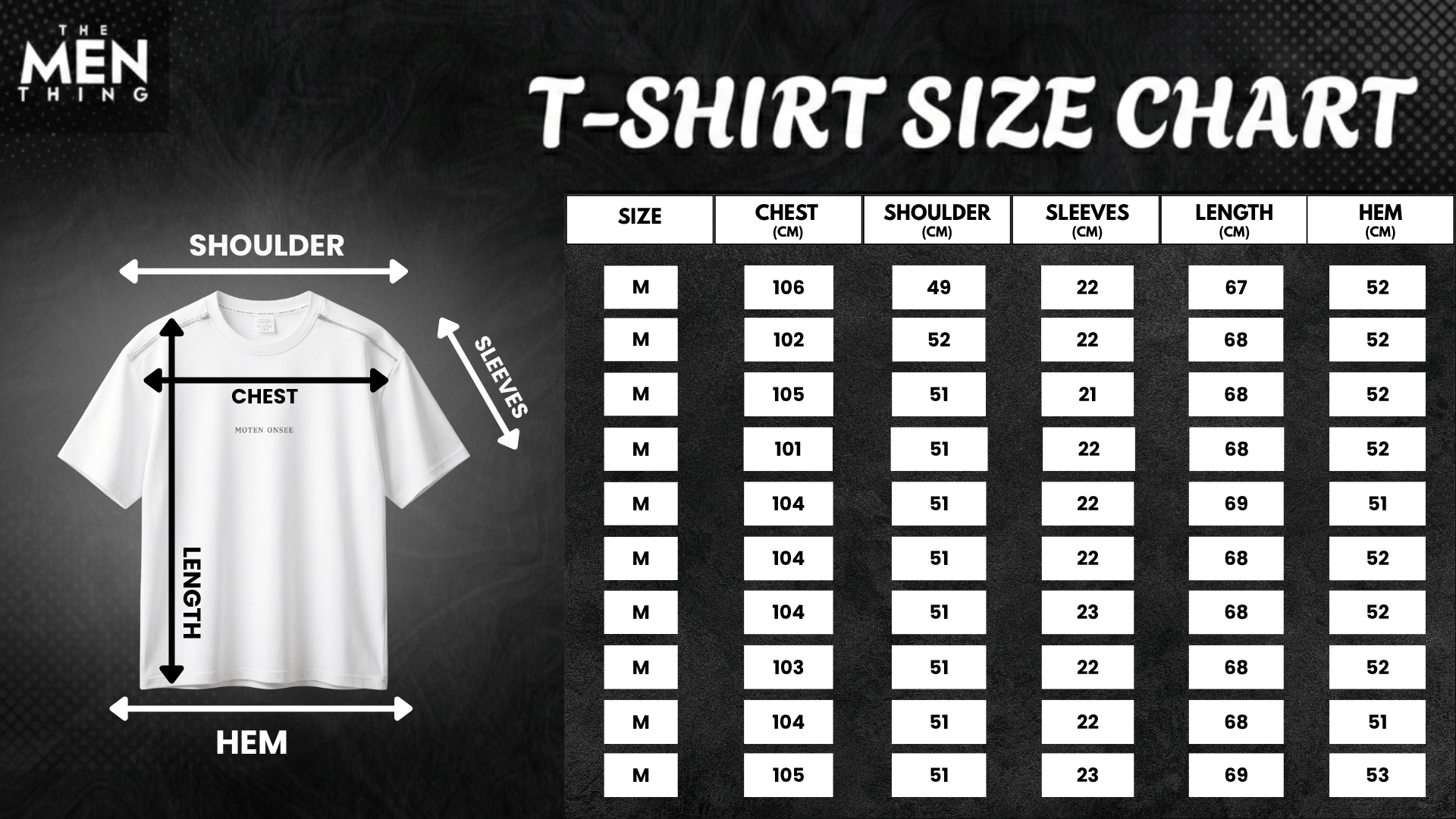 THE MEN THING T-Shirt ELVORIX CORE Oversized T-Shirt - White