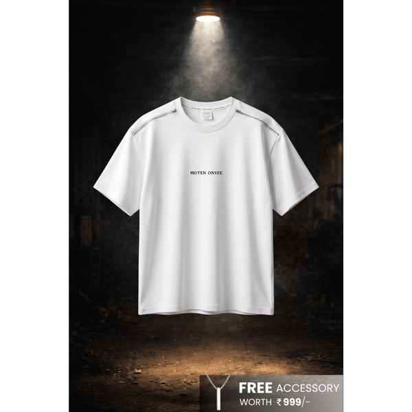 ELVORIX CORE Oversized T-Shirt - White
