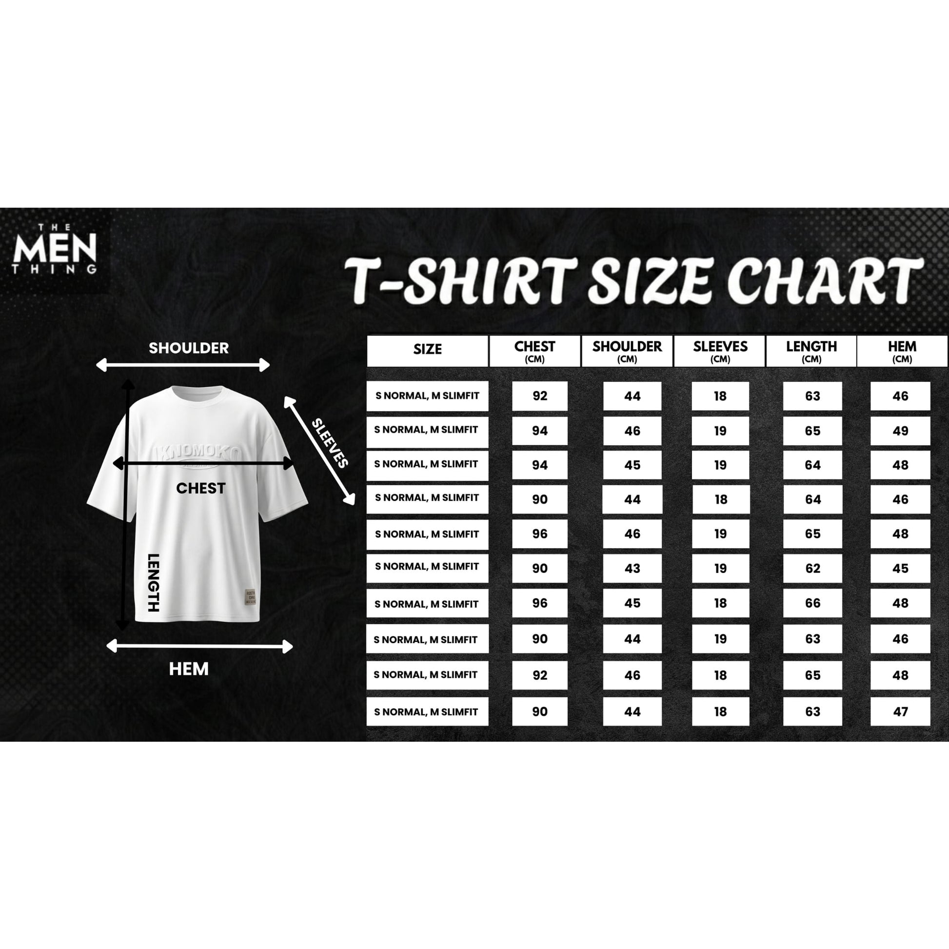 THE MEN THING T-Shirt IVORY EMBOSS Oversized T-Shirt - White