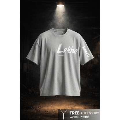 The Men Thing T-Shirt Lethe Summer Oversized T-Shirt – Melange Grey