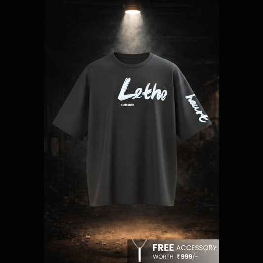 THE MEN THING T-Shirt Lethe Summer T-Shirt – Black