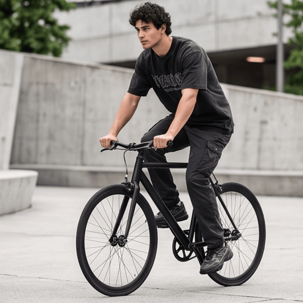 NOIR GLYPH Oversized T-Shirt - Black