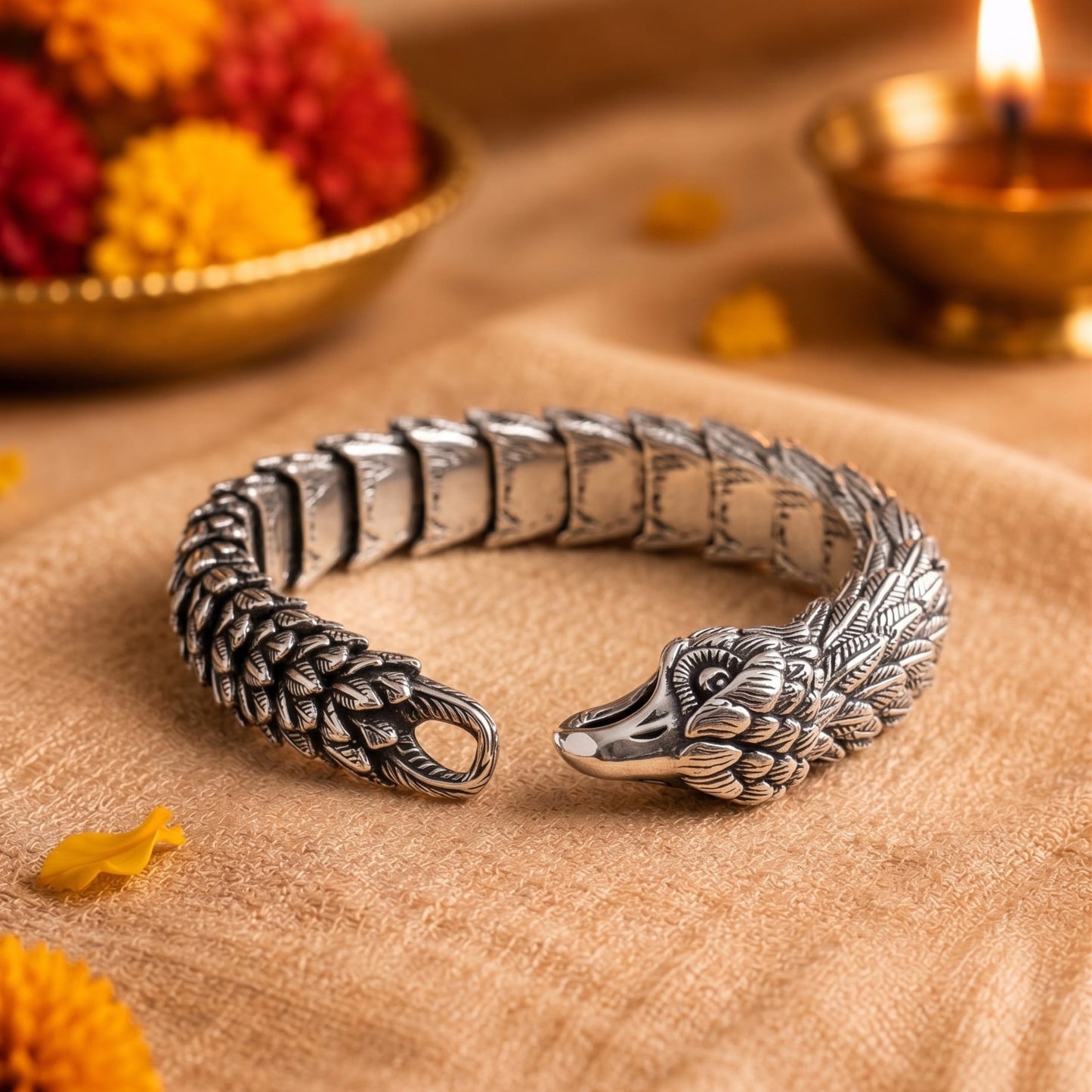THE MEN THING The Perfect Rakhi Gift For Every Brother – AVIATOR - Premium Genuine Titanium Steel Bracelet With Timeless Style (8 Inch)