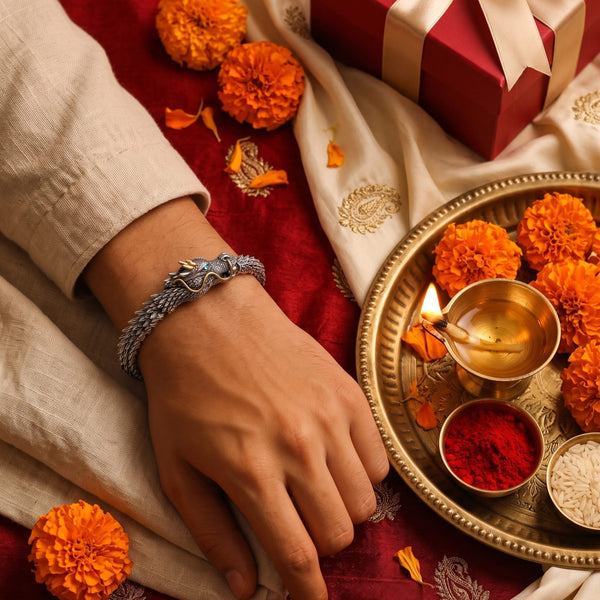 The Perfect Rakhi Gift For Every Brother – DRAGON GOT - Premium Genuine Copper Bracelet With Timeless Style (9 Inch)