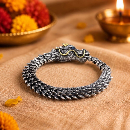 THE MEN THING The Perfect Rakhi Gift For Every Brother – DRAGON GOT - Premium Genuine Copper Bracelet With Timeless Style (9 Inch)