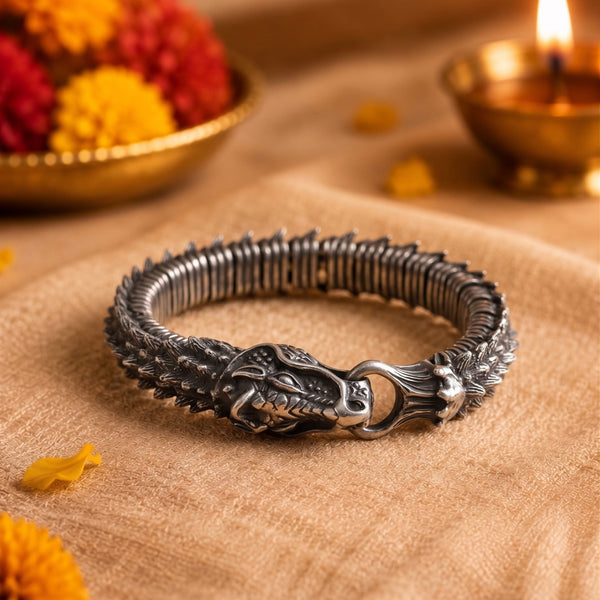 The Perfect Rakhi Gift For Every Brother – DRAKE - Premium Genuine Titanium Steel Bracelet With Timeless Style (8 Inch)
