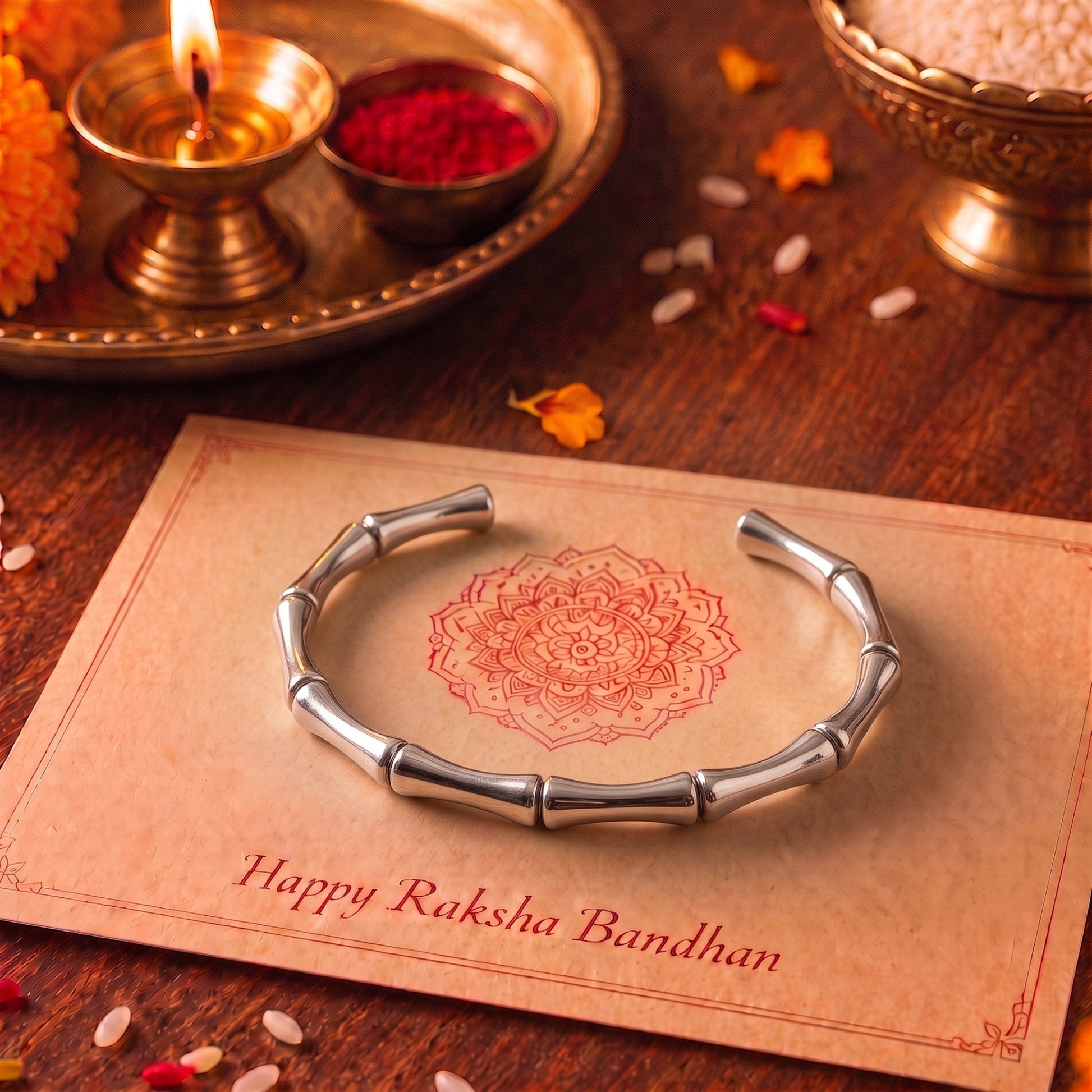 THE MEN THING The Perfect Rakhi Gift For Every Brother – GRIMSPINE - Premium Genuine Stainless Steel Bracelet With Timeless Style (Adjustable)