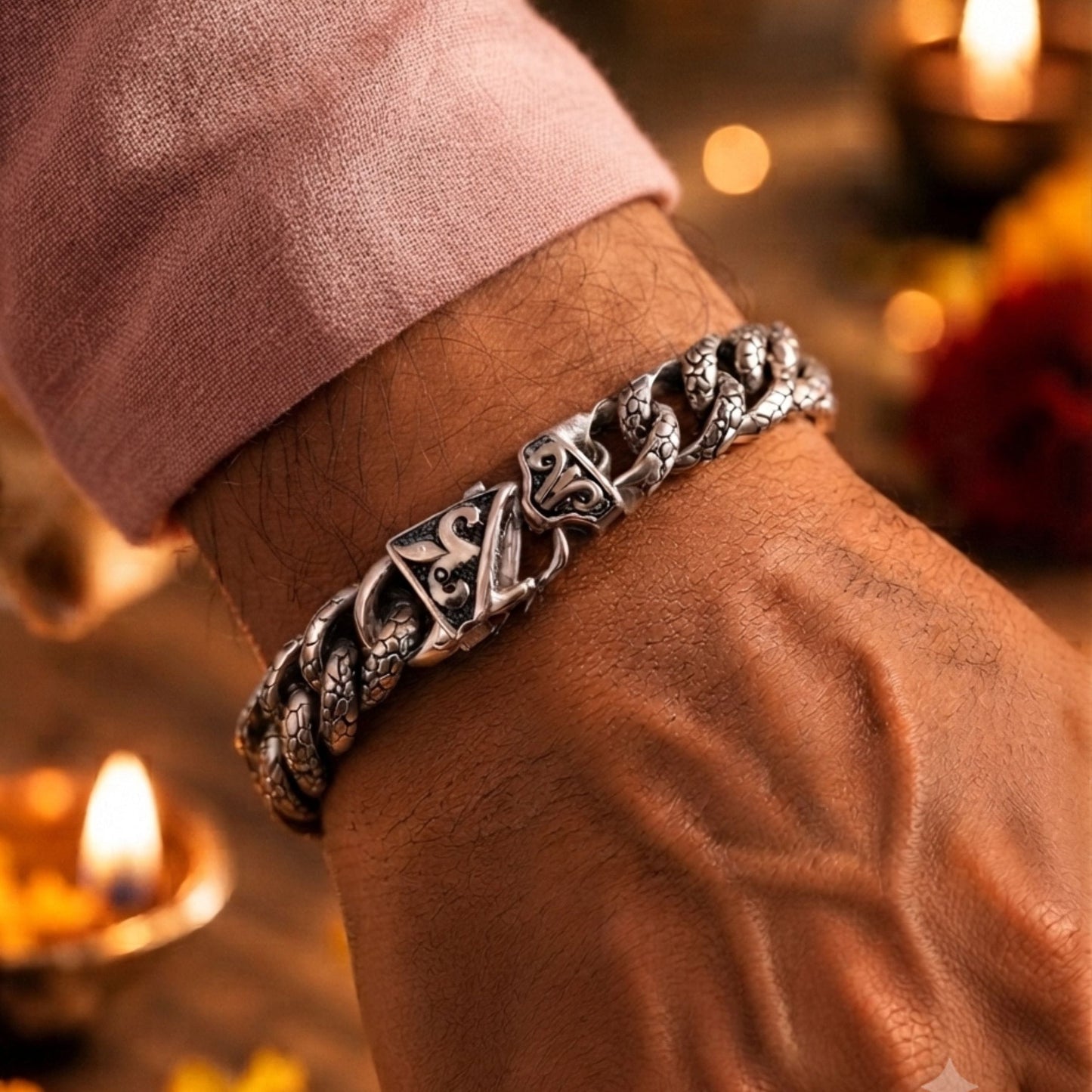 THE MEN THING The Perfect Rakhi Gift For Every Brother – TENACITY - Premium Genuine Stainless Steel Bracelet With Timeless Style (8 Inch)