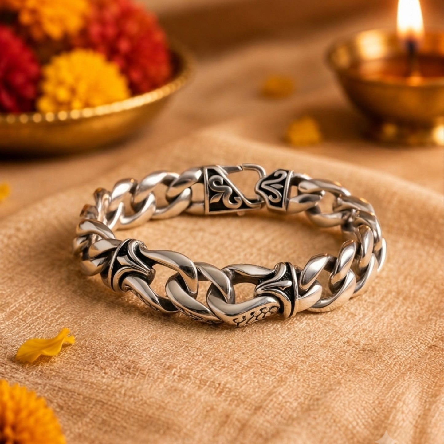 THE MEN THING The Perfect Rakhi Gift For Every Brother – TENACITY - Premium Genuine Stainless Steel Bracelet With Timeless Style (8 Inch)