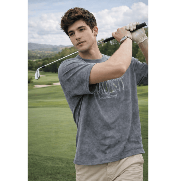 STILL FORM BOX TEE Oversized T-Shirt – Charcoal Ash